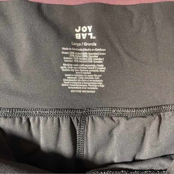 JoyLab Skort in Black - Size Large - Skirt with Shorts with pockets - Picture 3 of 6